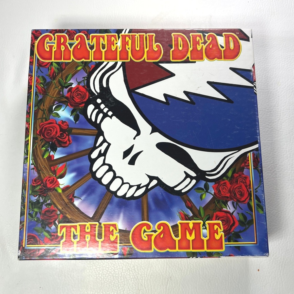 Grateful Dead The Game 2006 Trivia Board Game Complete New Contents Damaged Box